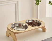 Load image into Gallery viewer, Elevated Pet Bowl- Angled
