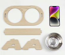 Load image into Gallery viewer, Elevated Pet Bowl- Angled