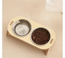 Load image into Gallery viewer, Elevated Pet Bowl- Angled