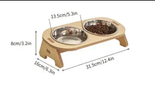Load image into Gallery viewer, Elevated Pet Bowl- Angled