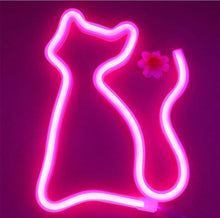 Load image into Gallery viewer, Neon Cat Light -Pink