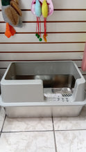 Load image into Gallery viewer, Uncovered Stainless Steel Litter Box