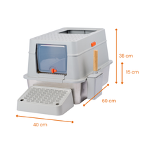 Load image into Gallery viewer, Stainless steel litter box