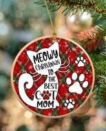 Christmas Decoration: Cat mom