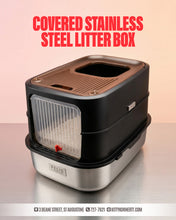 Load image into Gallery viewer, Stainless steel litter box
