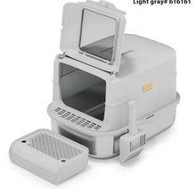 Load image into Gallery viewer, Stainless steel litter box with UV light
