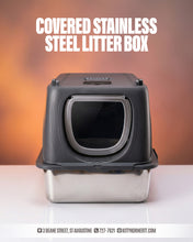 Load image into Gallery viewer, Stainless steel litter box
