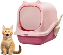 Load image into Gallery viewer, Covered Litter box with handle
