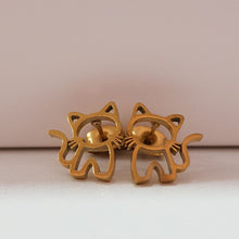 Load image into Gallery viewer, Cat Themed Stud Earrings.
