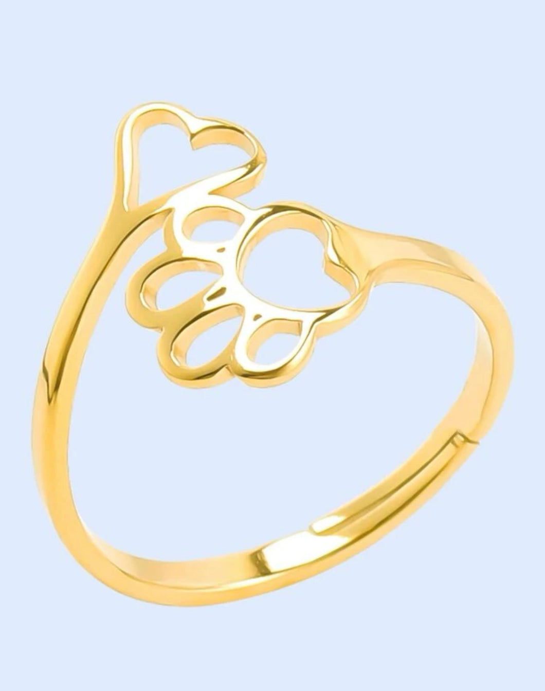 Heart & Paw Ring