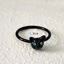 Load image into Gallery viewer, Black Cat Ring
