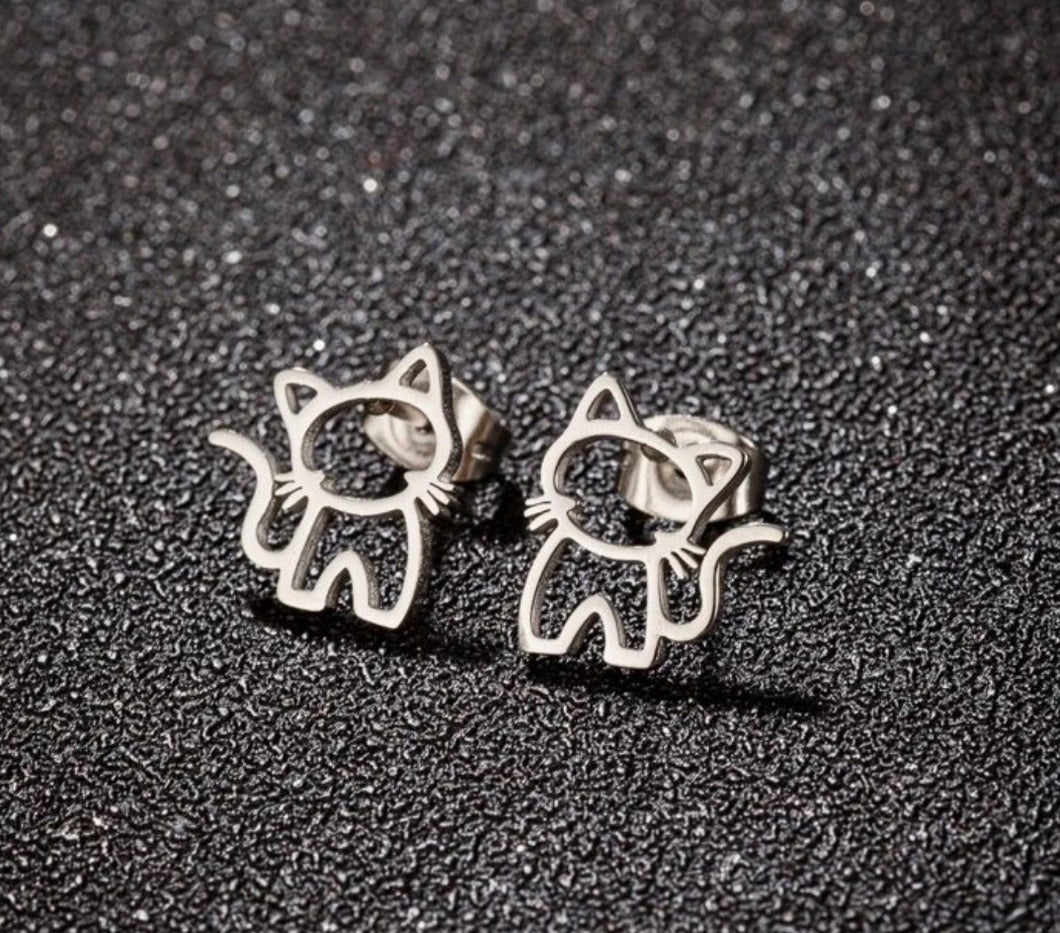 Silver Stud Earring