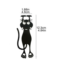 Load image into Gallery viewer, Cat Design Bookmark-Black
