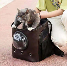 Load image into Gallery viewer, Leather Cat Carrier
