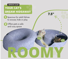 Load image into Gallery viewer, Cat cave/donut/tunnel Bed- Available via Pre-Order
