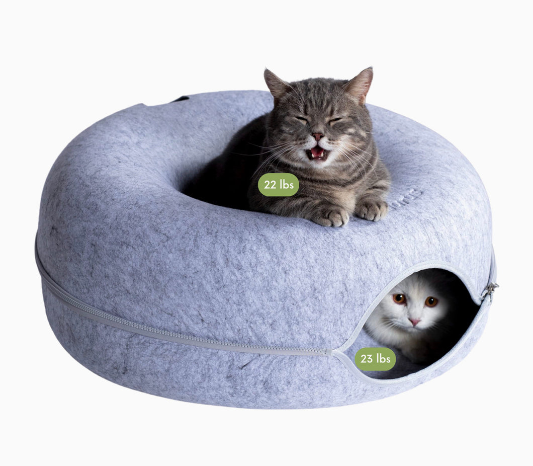 Cat cave/donut/tunnel Bed- Available via Pre-Order