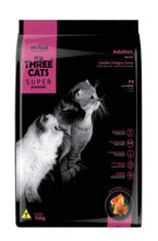 Load image into Gallery viewer, Three Cats Super Premium Cat Food 3kg- Adults
