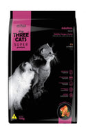 Three Cats Super Premium Cat Food 3kg- Adults