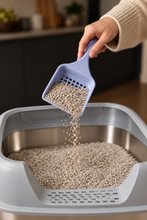 Load image into Gallery viewer, Uncovered Stainless Steel Litter Box
