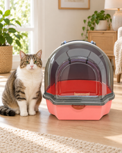Load image into Gallery viewer, Covered Litter Box with Handle
