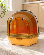 Load image into Gallery viewer, Covered Litter Box with Handle
