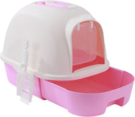 Covered Litter Box with Pull Out Tray