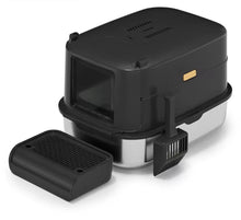 Load image into Gallery viewer, Stainless steel litter box with UV light
