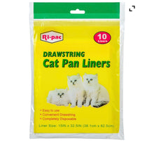 Load image into Gallery viewer, Ri-pac Drawstring Cat Pan Liners
