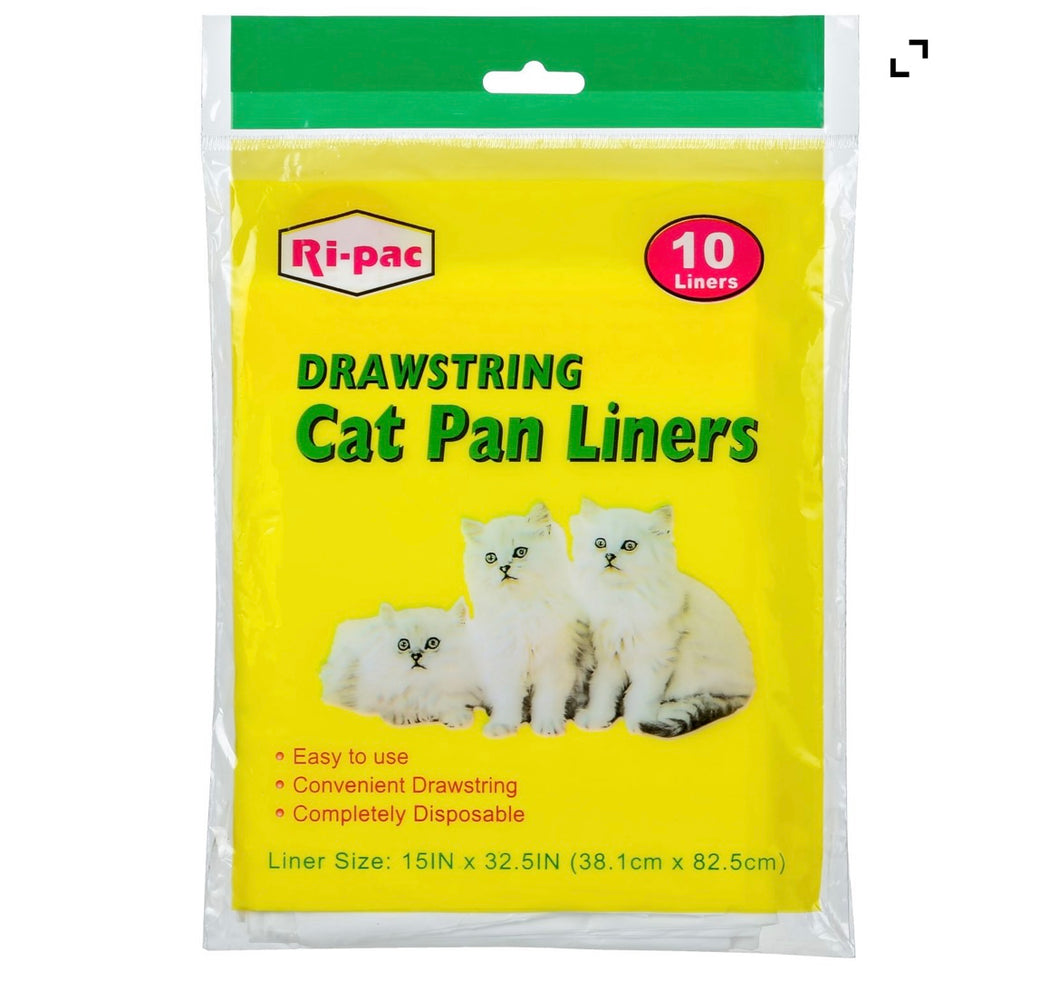 Ri-pac Drawstring Cat Pan Liners