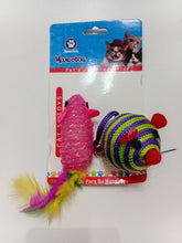 Load image into Gallery viewer, 2 Mice with Long Tails
