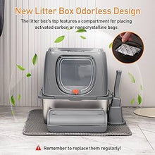 Load image into Gallery viewer, Stainless steel litter box
