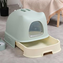 Load image into Gallery viewer, Covered Litter Box with Pull Out Tray
