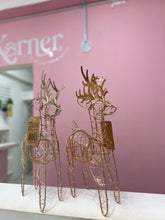 Load image into Gallery viewer, Christmas wire standing reindeer
