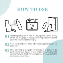 Load image into Gallery viewer, Bioline Flea &amp; Tick Spray for cats
