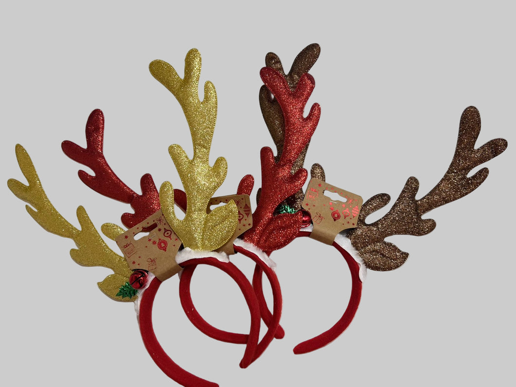 Christmas tall antlers headband