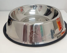 Load image into Gallery viewer, Stainless Steel Pet Bowl 10"

