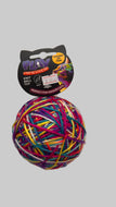 Knit yarn ball toy