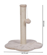 Cat Scratching post with puff ball