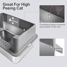 Load image into Gallery viewer, Uncovered Stainless Steel Litter Box
