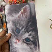 Load image into Gallery viewer, Kitty Wallet- Damaged
