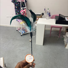 Load image into Gallery viewer, Feather wand toy

