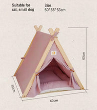 Load image into Gallery viewer, Pet Teepee/tent
