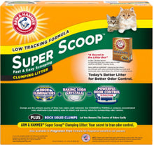 Load image into Gallery viewer, Arm &amp; Hammer Super scoop Cat Litter
