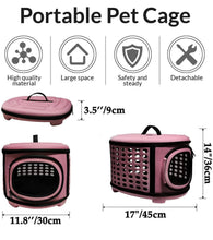 Load image into Gallery viewer, Collapsible Travel Pet Carrier
